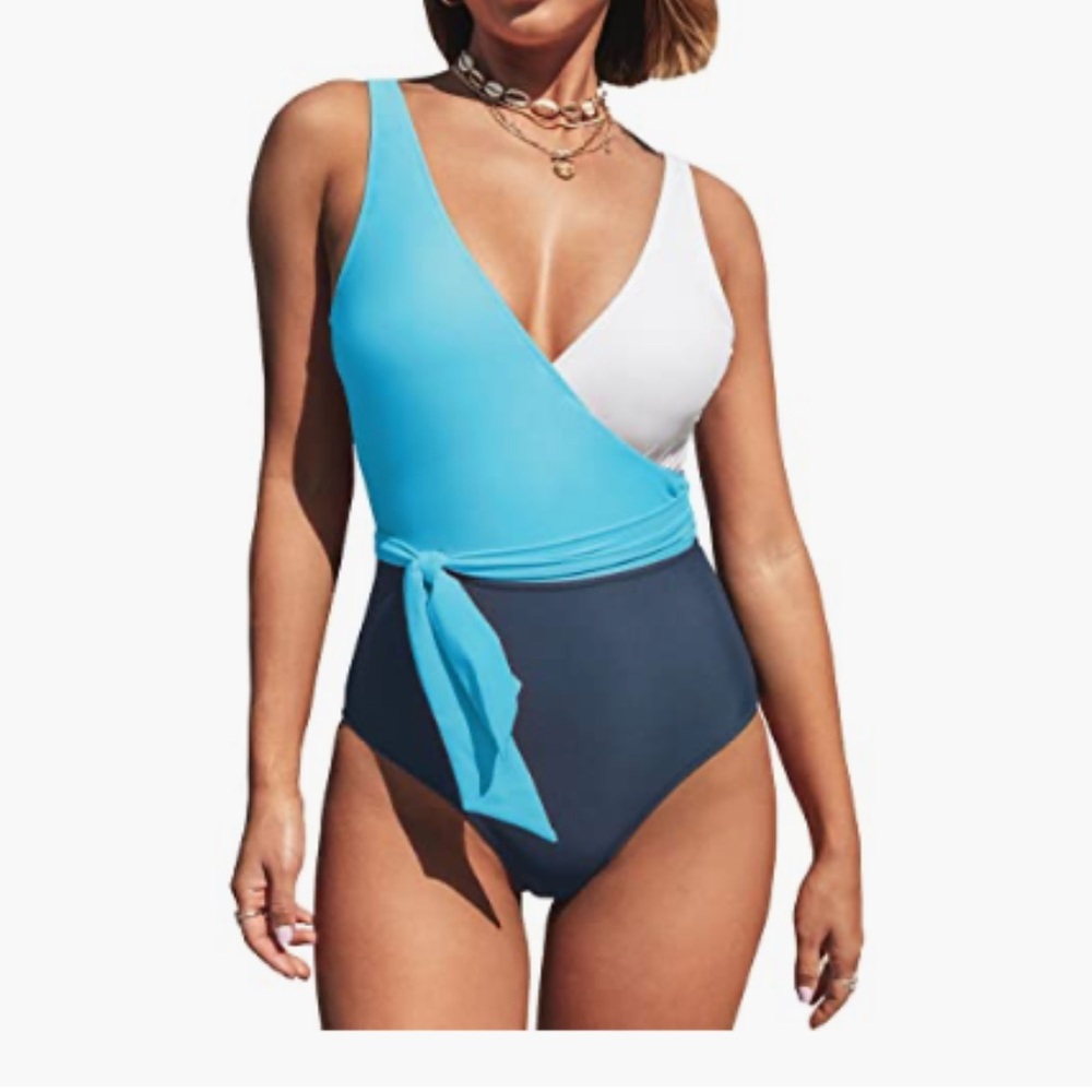 CUPSHE color block one piece